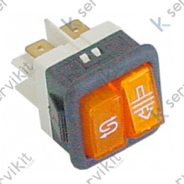 Pulsador 24v con piloto regeneración lf40 lavavajillas Comenda