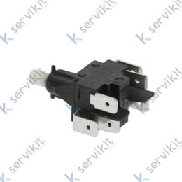 Elemento de conmutación 2CO 250V 16A empalme conector Faston 6,3mm