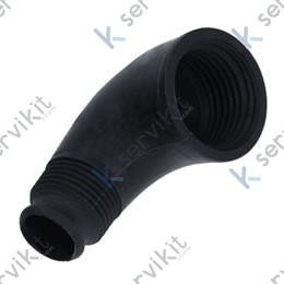 Racor codo Línea Blanca plástico roscado 1/2 GAS LB