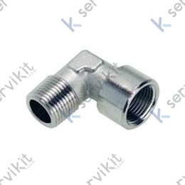 Racor codo 1/8x1/8 macho-hembra (2 uds)