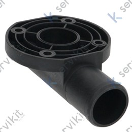 Racor codo lavavajillas Comenda 51x170mm