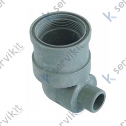 Racor codo desague lavavajillas Ø28mm