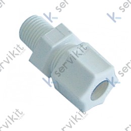 Racor conexión codo giratorio lavavajillas Comenda lc380 3-8