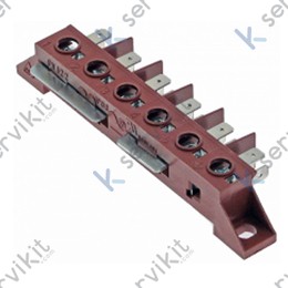 Regleta lavavajillas Línea Blanca conexiones 6 polos