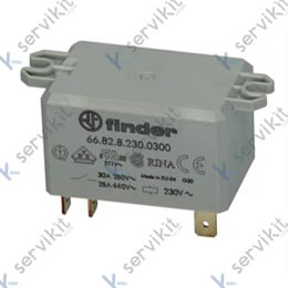 Relé de potencia 230v bipolar 30a Finder