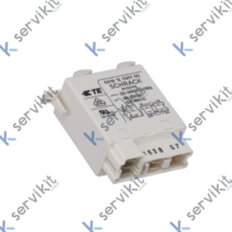 Relé 230v 50/60hz 16a 2no