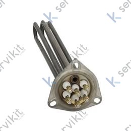 Resistencia lavavajillas calderín 6000W Comenda 230/380v l=280mm