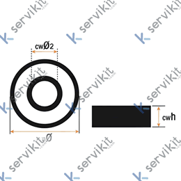 Reten eje bomba lavavajillas Linea Blanca 11x24mm