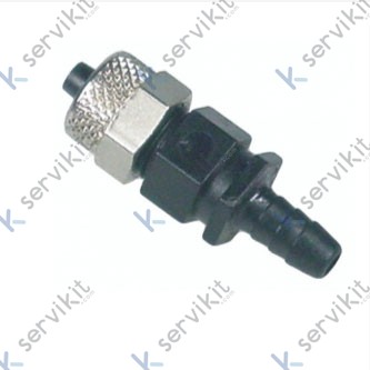 Válvula antirretorno 4x6mm plástico lavavajillas Bores