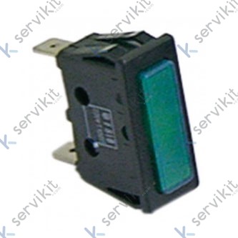 Piloto verde Mareno 11x30mm 125-230v 7.5-16a