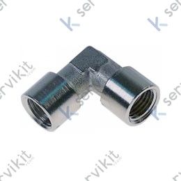 Racor codo 1-4x1-4 hembra-hembra (2 Uds)