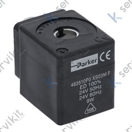 Bobina de electroválvula Parker Lucifer 24V Ac