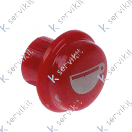 Botón rojo 1 café Venezia maquina café Sanremo