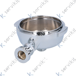 Cuerpo portafiltro inclinado m12 3-8 máquina café futurmat