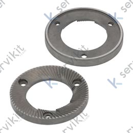 Muelas molino de café Compak 83x49x9.5mm 3 taladros derecha K8