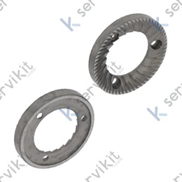 Muelas molino de cafe 65x38x8.5mm 3 taladros derecha