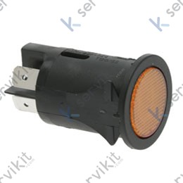 Interruptor ambar 25mm 230v grupo cafetera Brasilia (2 uds)