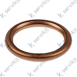 Junta plana 1-4 17x13.3x1.5mm cobre maquina cafe Wega