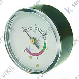 Manometro 15kg 1-8 62mm cafetera Azkoyen