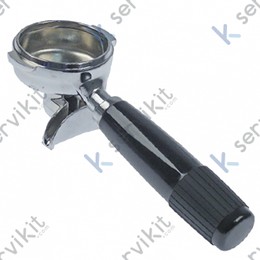 Portafiltro 2 vias inclinado moderno