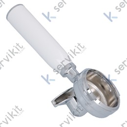 Portafiltro 2 vias blanco Vetro