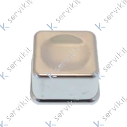 Pulsador cromado botonera atlas 2010 máquina de café Wega