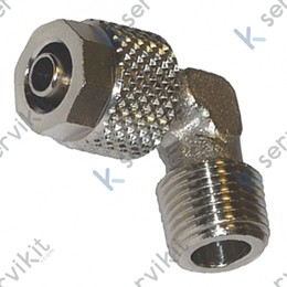 Racor codo macho 1-8 tubo 6mm cafetera Expobar Office