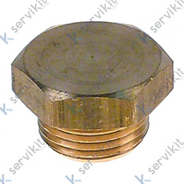 Racor tapon desague caldera laton 1-4 cafetera industrial