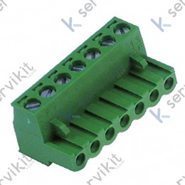 Conector verde 7 Pins cafetera Expobar