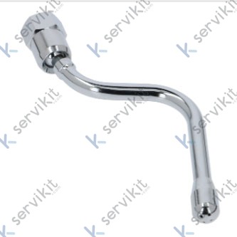Tubo salida vapor cromado cafetera Faema e98