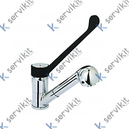 Grifo sobremesa monomando c/ducha extraíble