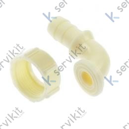 Racor codo 3/4 manguera entrada agua